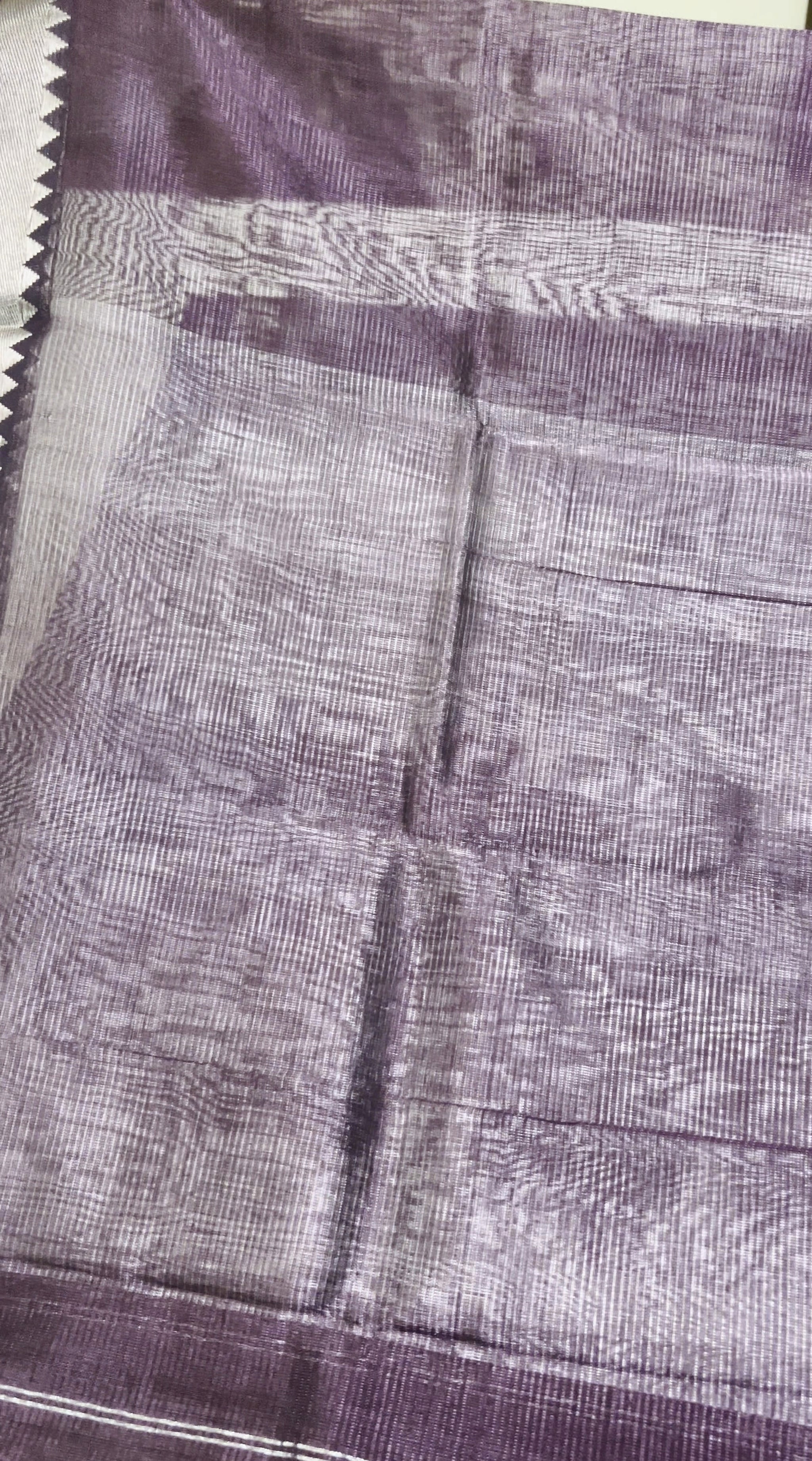 Silver Mangalagiri Katari Saree