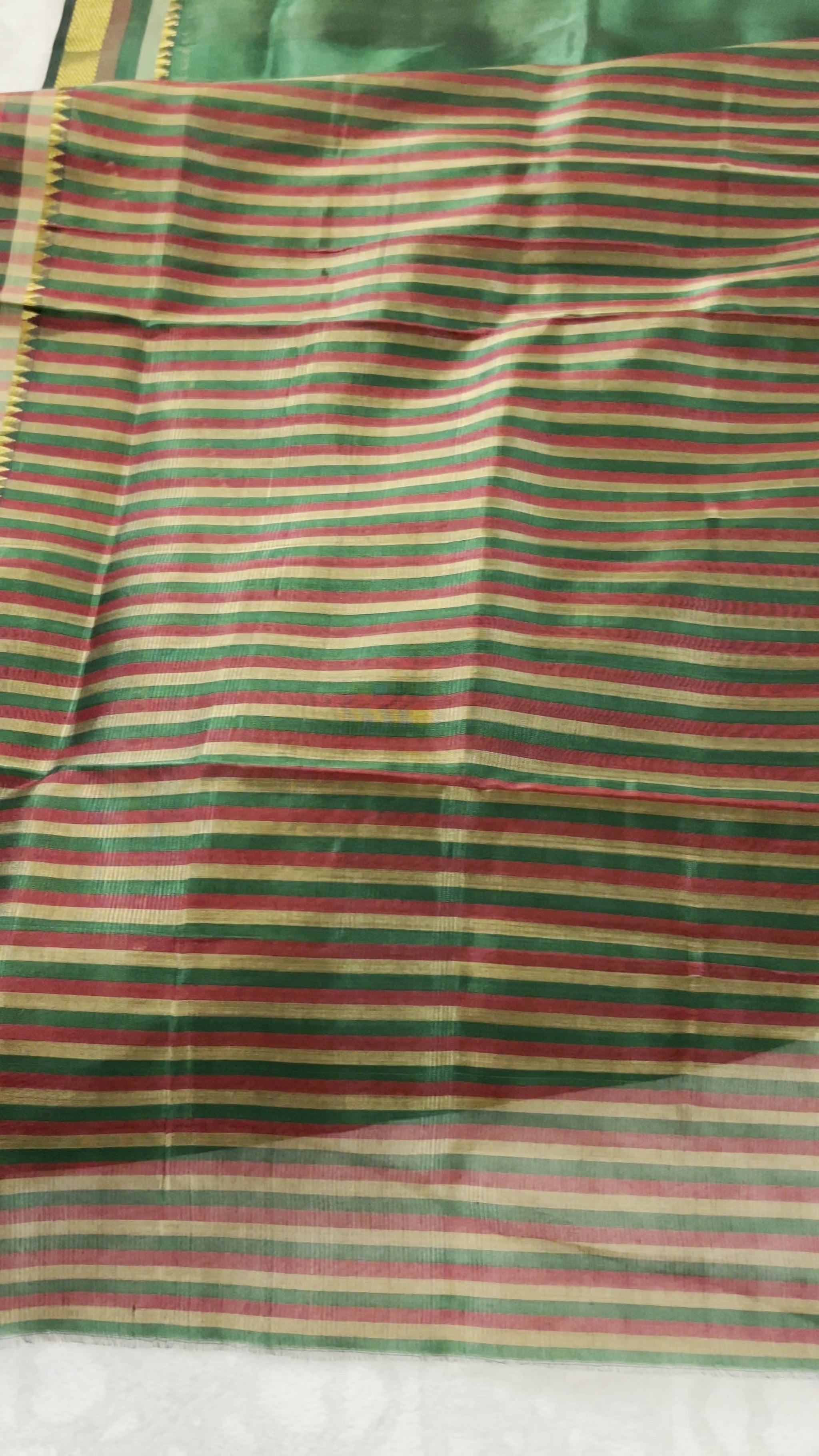 Grey Mangalagiri Pattu Saree