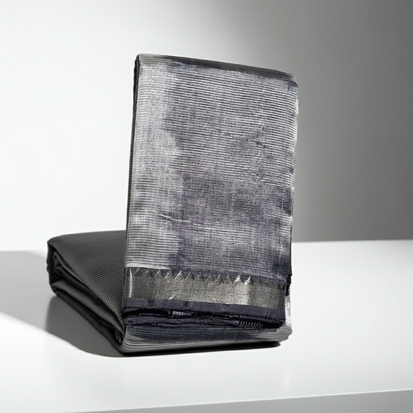 Silver Mangalagiri Katari Saree