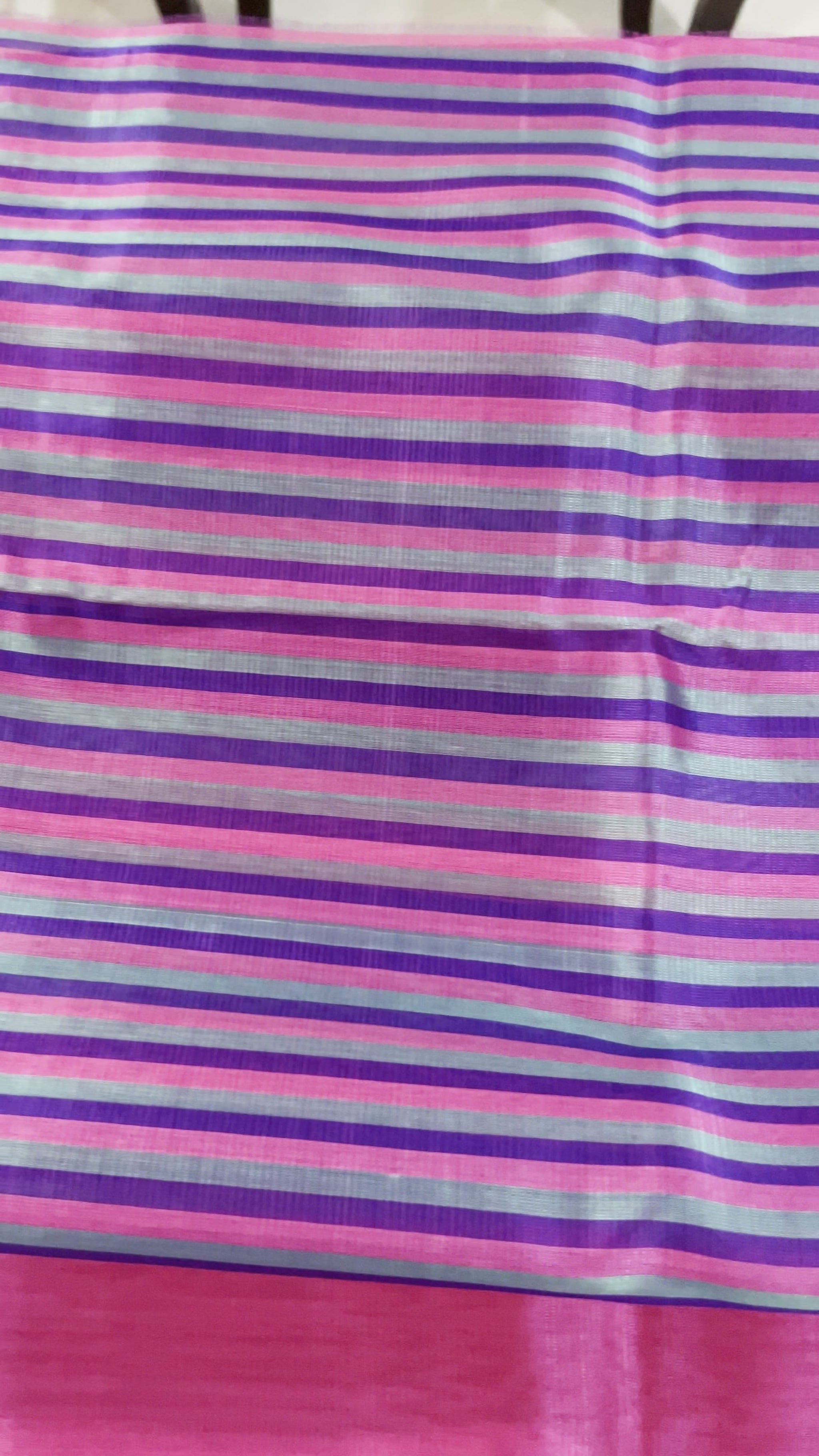 Pink Mangalagiri Pattu Saree