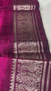 Dark magenta Mangalagiri Pattu saree video ::v:45808920035411
