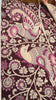 Off-white kalamkari saree maroon peacock pallu