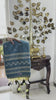 Blue Ponduru khadi saree — on the stand