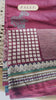 Pallu detail — Teal Narayanpet saree