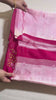 Lavender saree rani-pink pallu