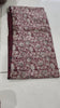 Crimson Ajrakh suit top — full length