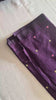 Purple Mangalagiri Katari cut-work saree