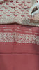 Rust Orange Khaddi Crepe saree drape video