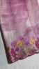 Lavender Mangalagiri Katari cut-work saree