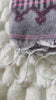 Grey & Pink Ponduru 6-yard saree — check pallu