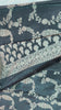 Black Khaddi Crepe saree detail video