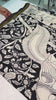 Black kalamkari saree peacock pallu