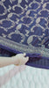 Deep Kalajamun Khaddi Crepe saree detail video