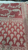 Rust Orange Khaddi Crepe saree pallu video