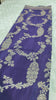 Violet Khaddi Crepe saree pallu video