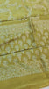 Mustard Yellow Khaddi Crepe saree drape video