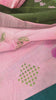 Pink Kota saree lotus pallu