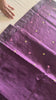 Purple saree floral corner