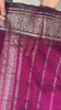Dark magenta Mangalagiri Pattu saree video ::v:45808920035411