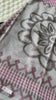 Grey & Pink Ponduru 6-yard saree — mandala body