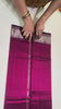 Dark magenta Mangalagiri Pattu saree video ::v:45808920035411