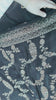 Black Khaddi Crepe saree unfold video