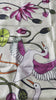 Kalamkari crane print close-up