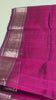 Dark magenta Mangalagiri Pattu saree video ::v:45808920035411