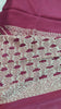 Brick Red Khaddi Crepe saree pallu video