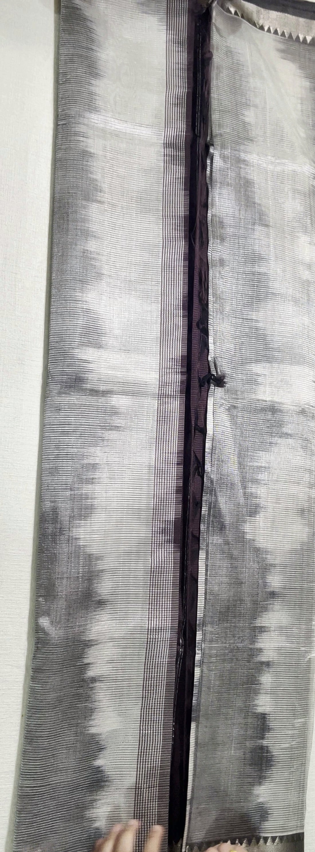 Silver Mangalagiri Katari Saree