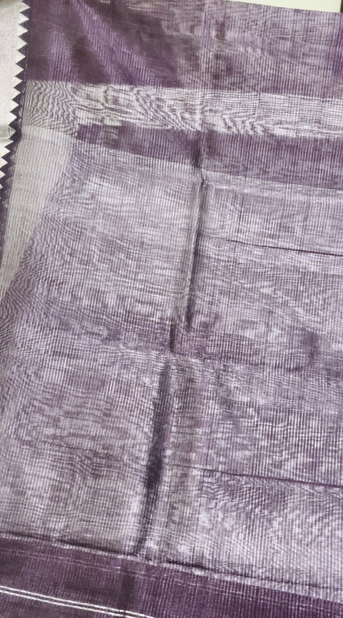 Silver Mangalagiri Katari Saree